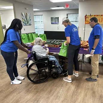 Group volunteers