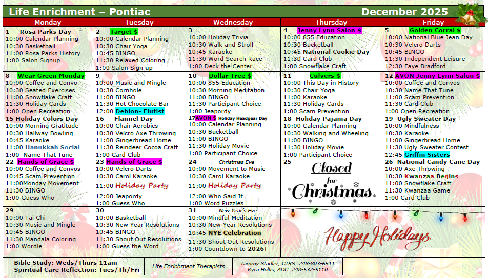 Pontiac_Center_December_Calendar