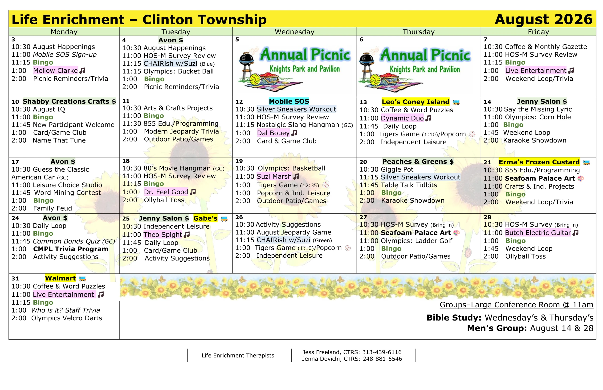 August-2026-activities-calendar-clinton-township