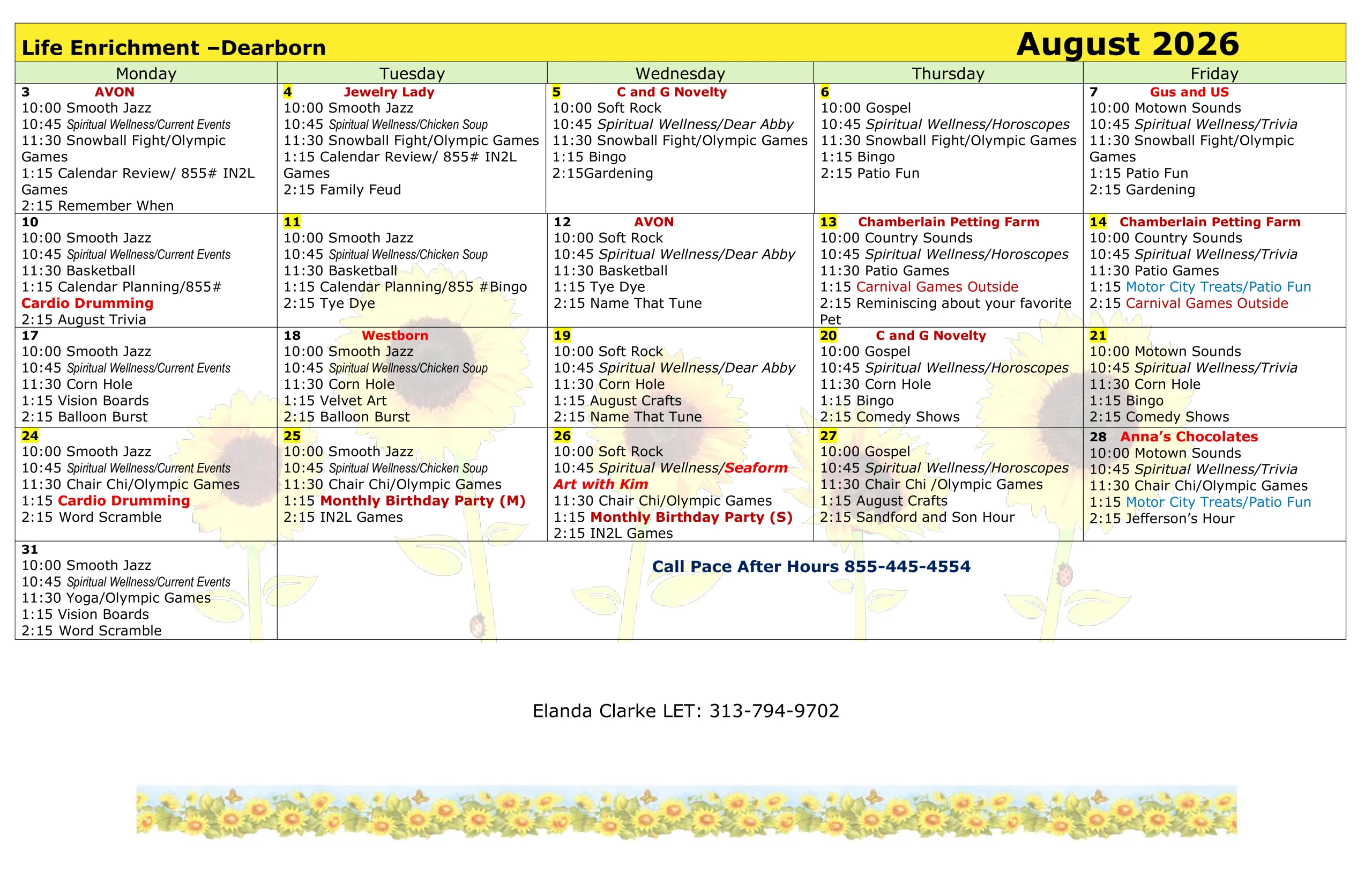 August-2026-activities-calendar-dearborn