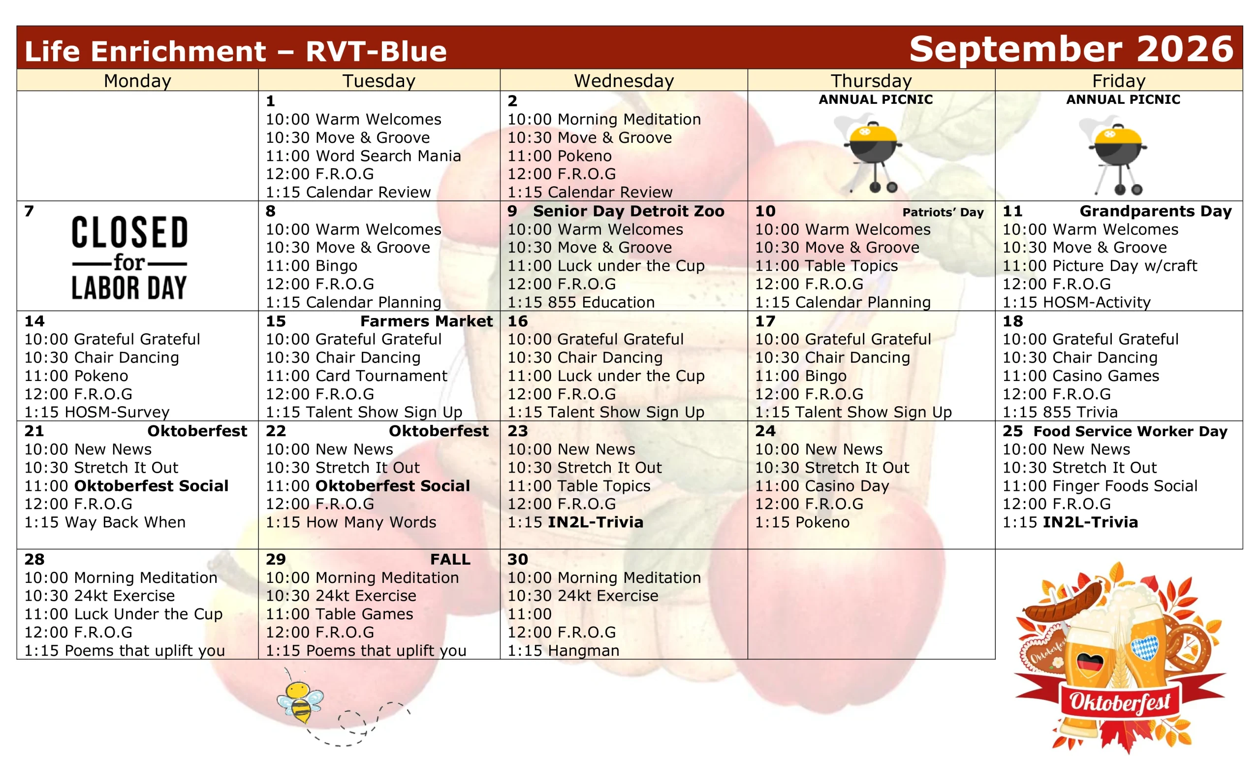 September-2026-activities-calendar-rivertown Activities calendar for PACE Southeast Michigan - Rivertown - September 2026