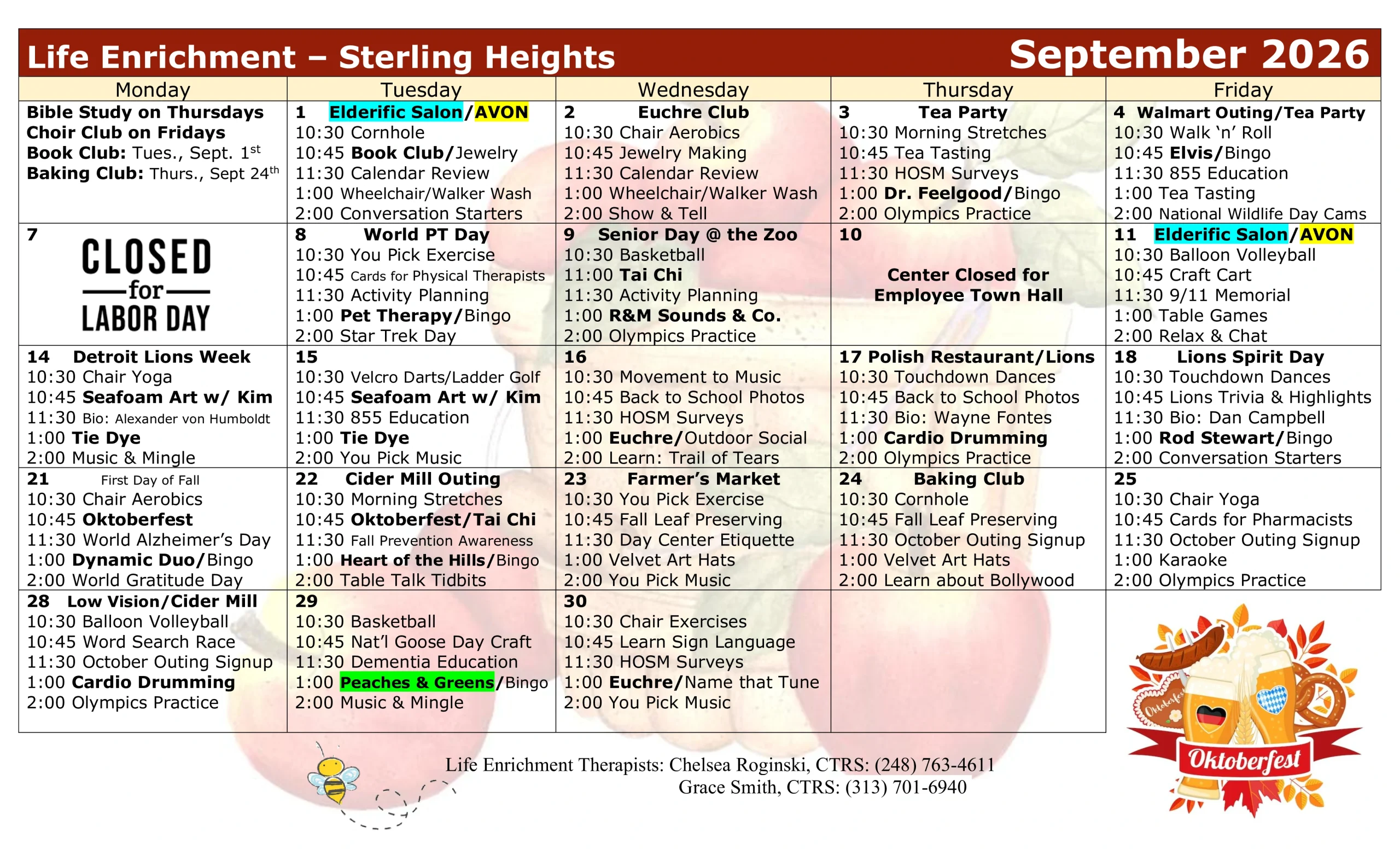 September-2026-activities-calendar-sterling-heights Activities calendar for PACE Southeast Michigan - Sterling Heights - September 2026